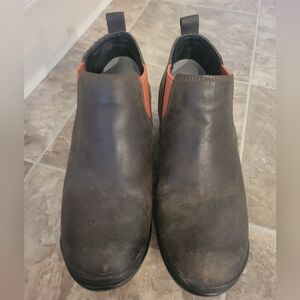 Keen Women's Morrison Chelsea Boot, Size 8.5, Brown/Rust